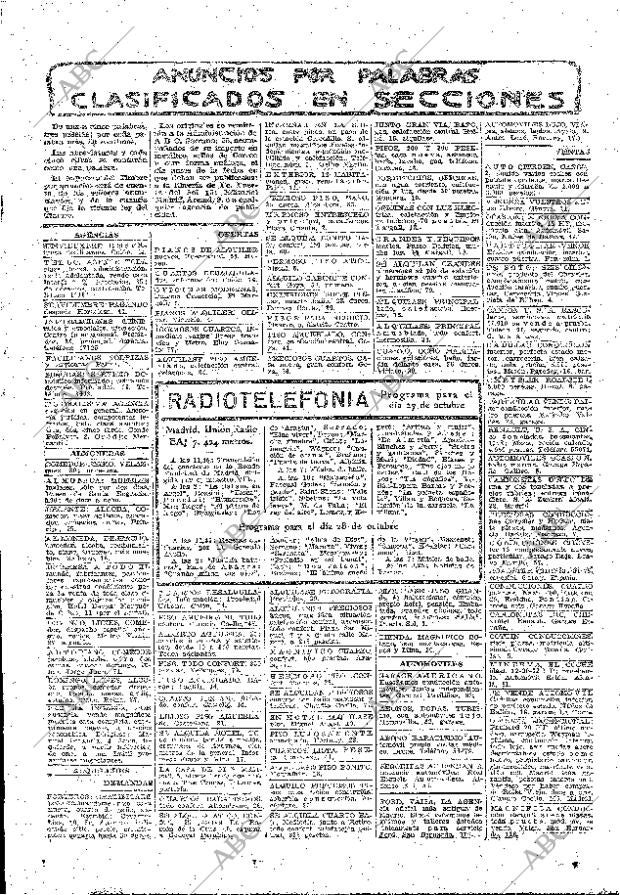 ABC MADRID 27-10-1929 página 63