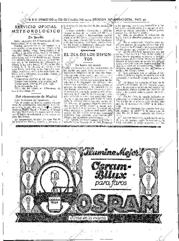 ABC SEVILLA 27-10-1929 página 42