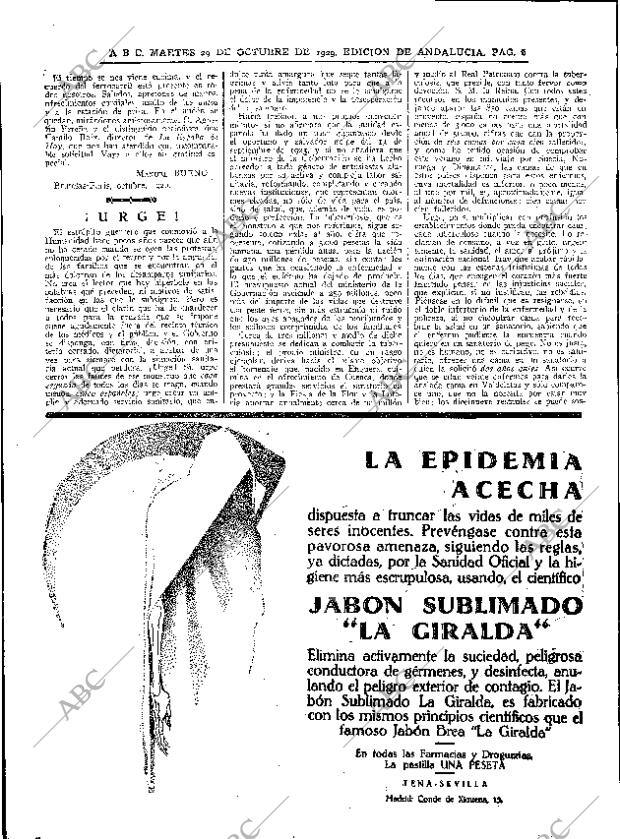 ABC SEVILLA 29-10-1929 página 6