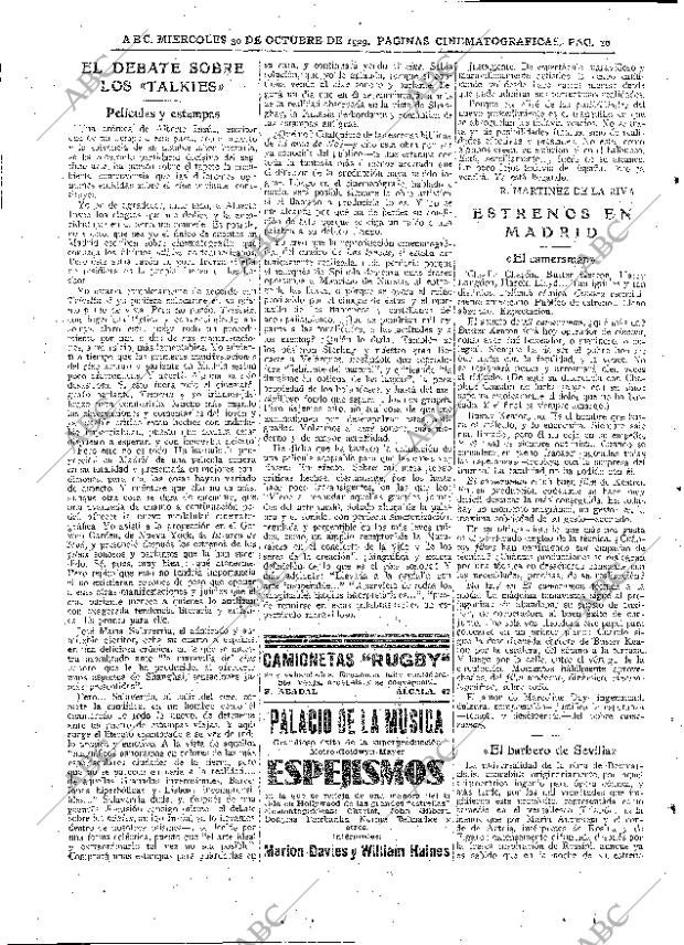 ABC MADRID 30-10-1929 página 10