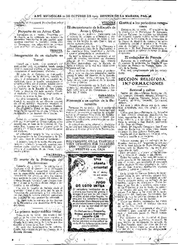 ABC MADRID 30-10-1929 página 36