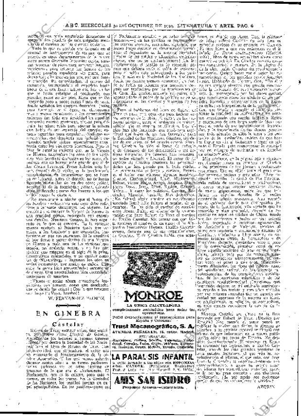 ABC MADRID 30-10-1929 página 6