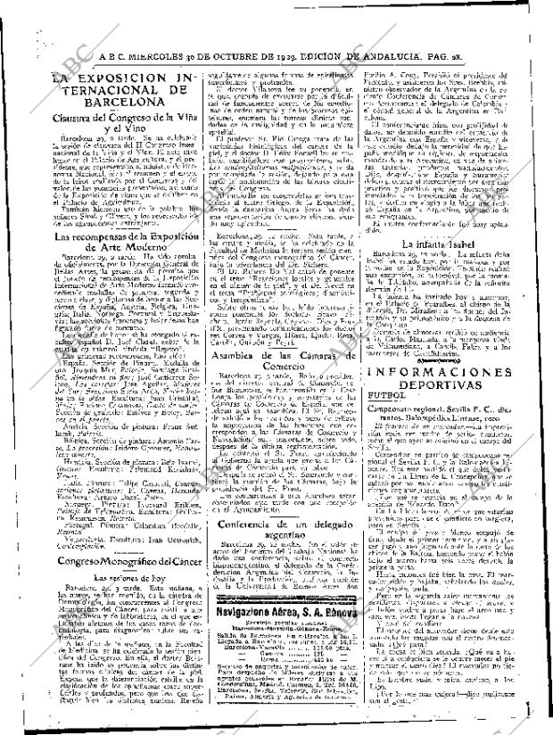 ABC SEVILLA 30-10-1929 página 28