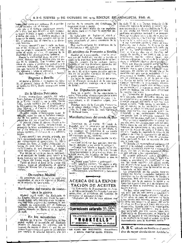 ABC SEVILLA 31-10-1929 página 16