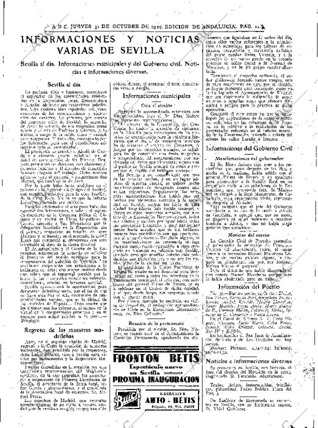ABC SEVILLA 31-10-1929 página 21