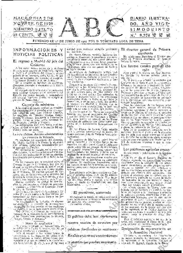 ABC MADRID 02-11-1929 página 15