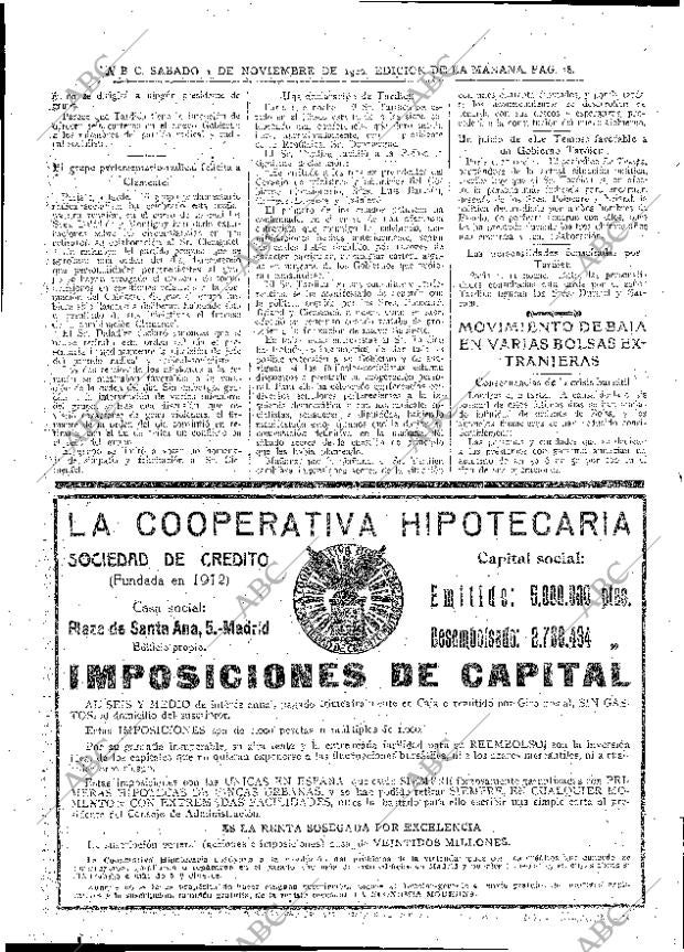 ABC MADRID 02-11-1929 página 18