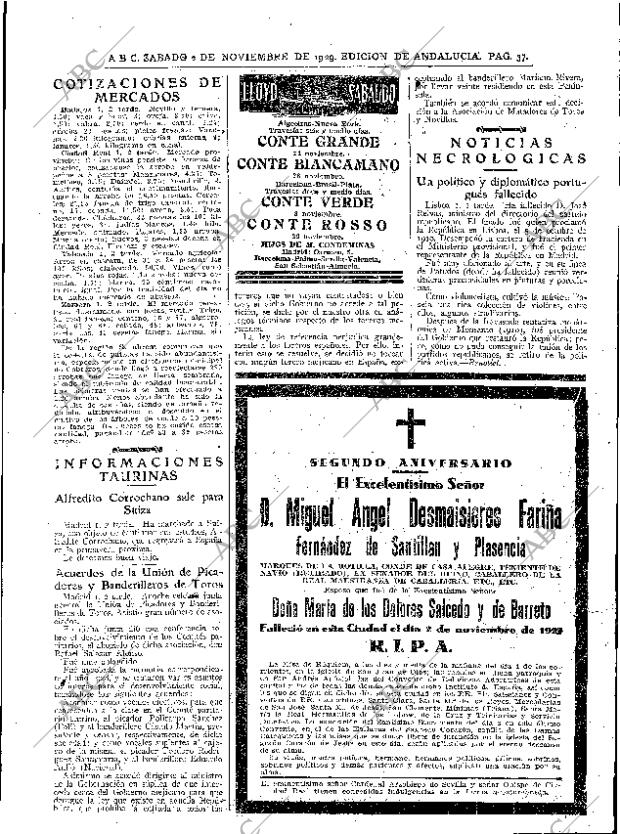 ABC SEVILLA 02-11-1929 página 33