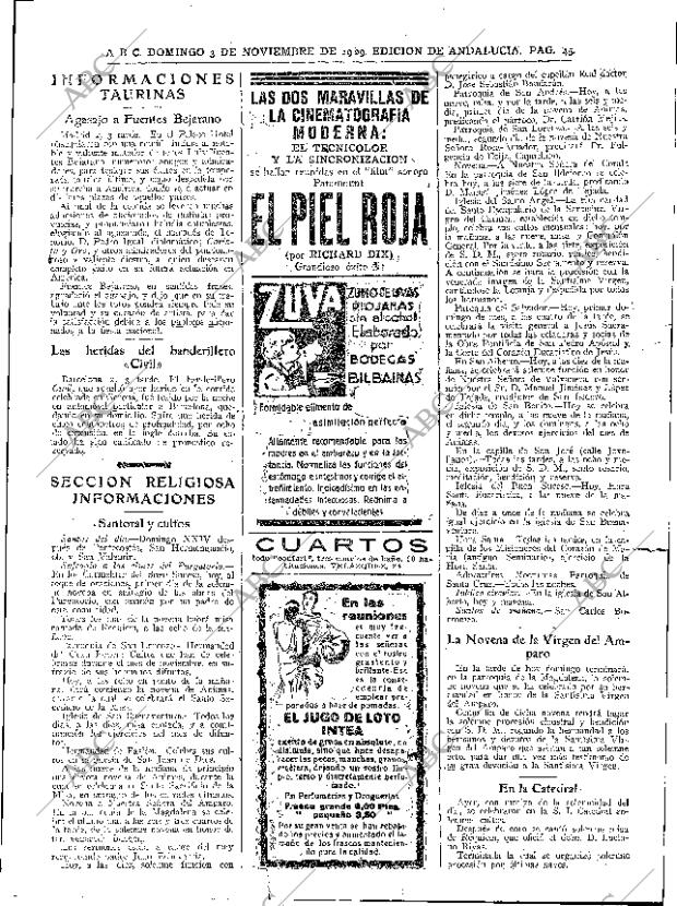 ABC SEVILLA 03-11-1929 página 41