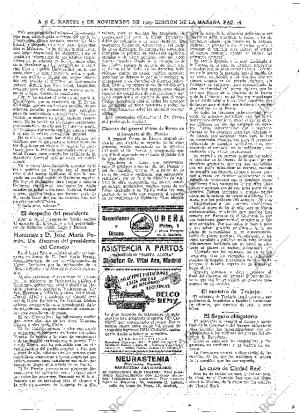 ABC MADRID 05-11-1929 página 16