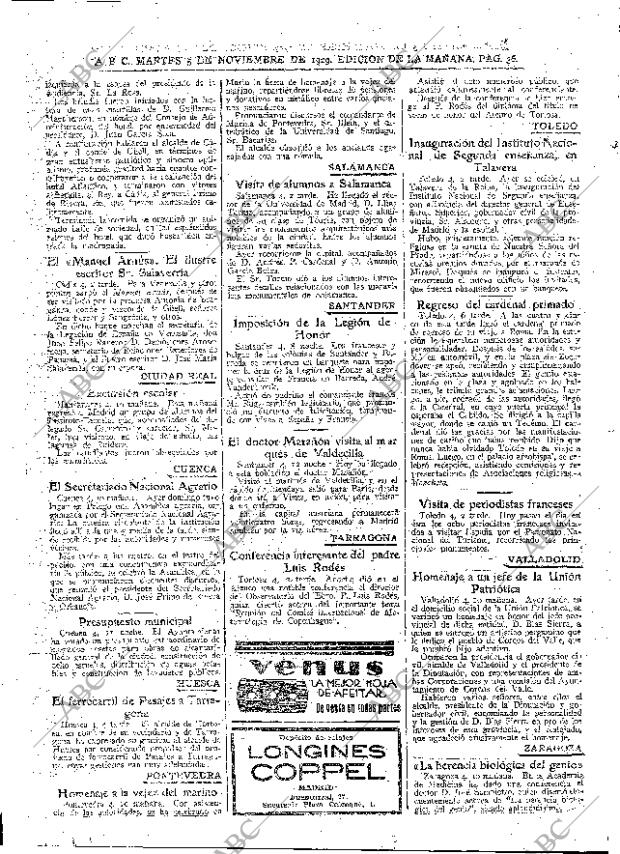 ABC MADRID 05-11-1929 página 34