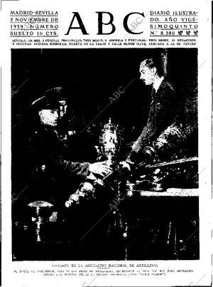 ABC SEVILLA 05-11-1929 página 1