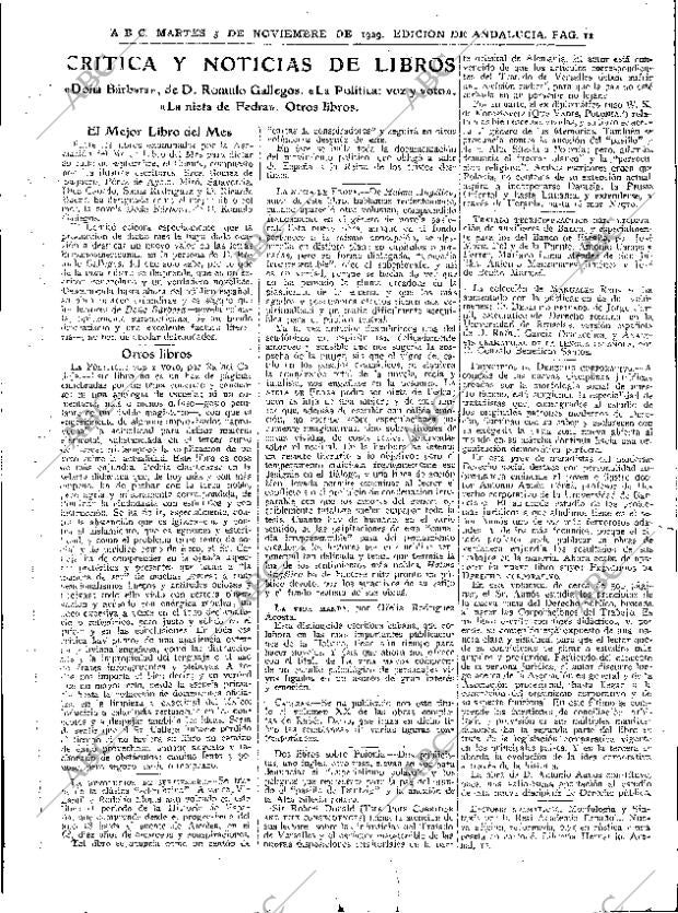ABC SEVILLA 05-11-1929 página 11