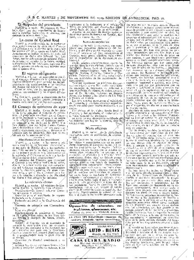 ABC SEVILLA 05-11-1929 página 18