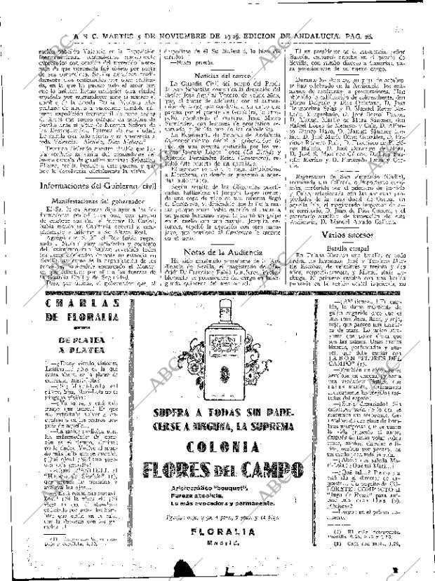 ABC SEVILLA 05-11-1929 página 20