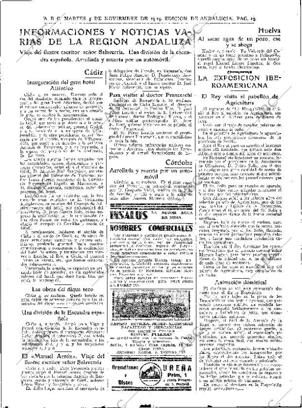 ABC SEVILLA 05-11-1929 página 25