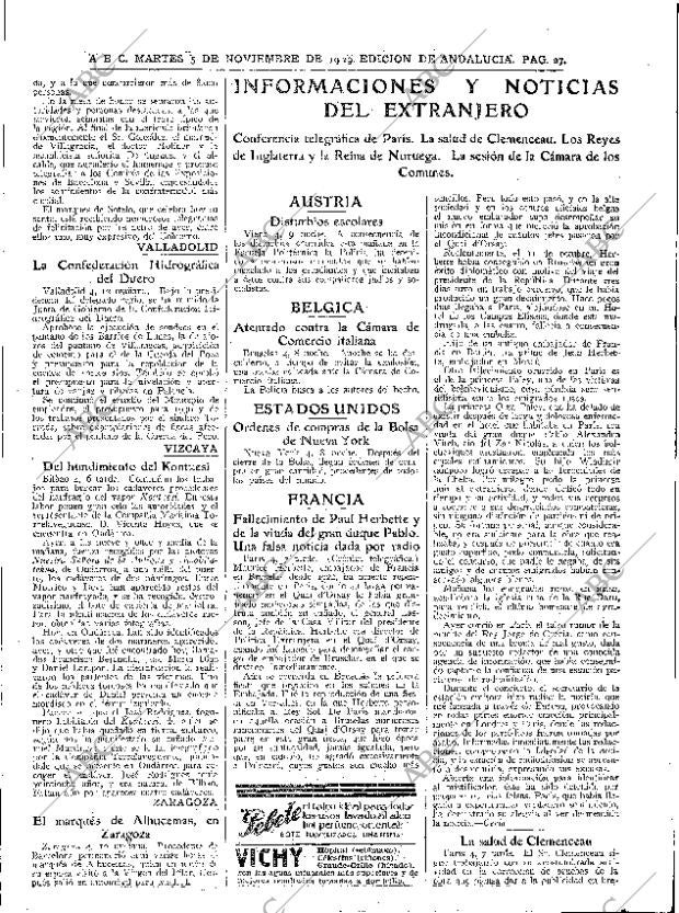 ABC SEVILLA 05-11-1929 página 27