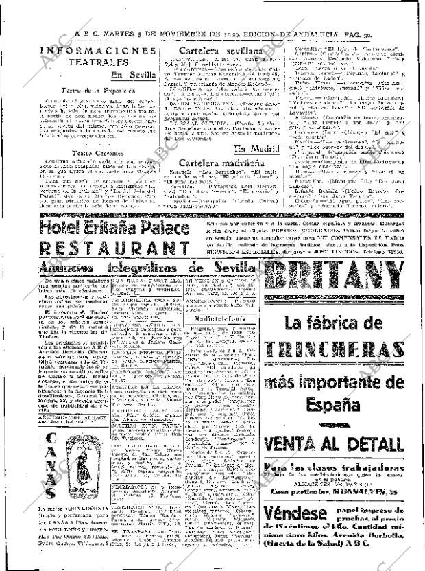 ABC SEVILLA 05-11-1929 página 30