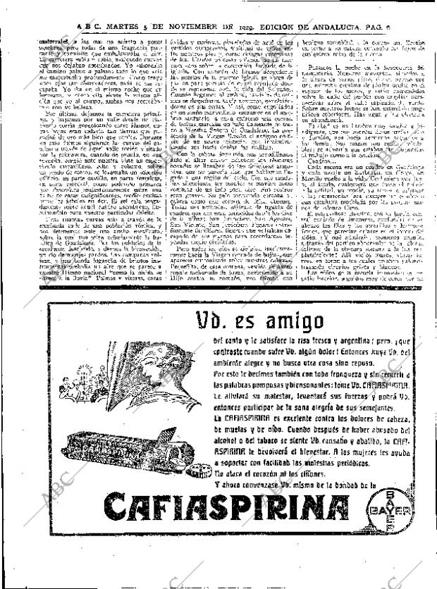 ABC SEVILLA 05-11-1929 página 6