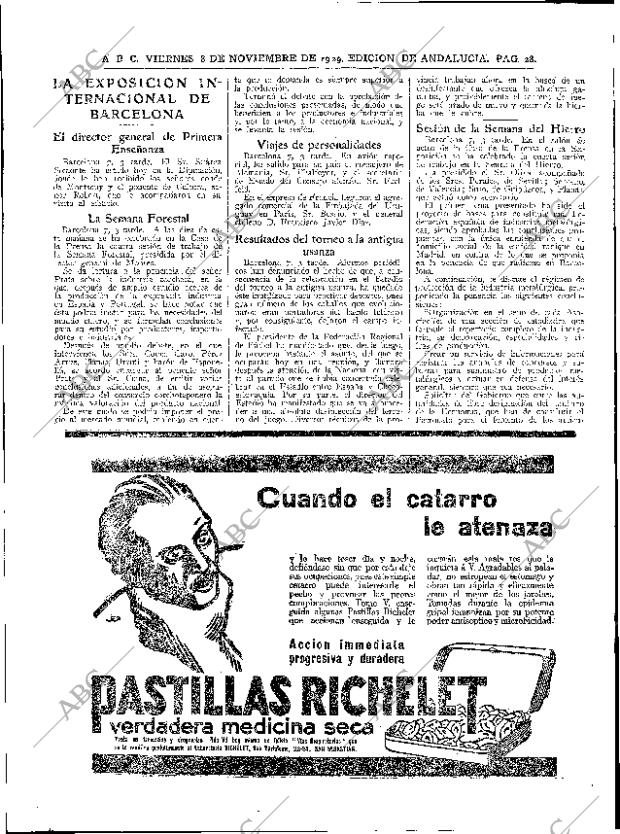 ABC SEVILLA 08-11-1929 página 28