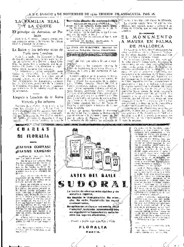 ABC SEVILLA 09-11-1929 página 16