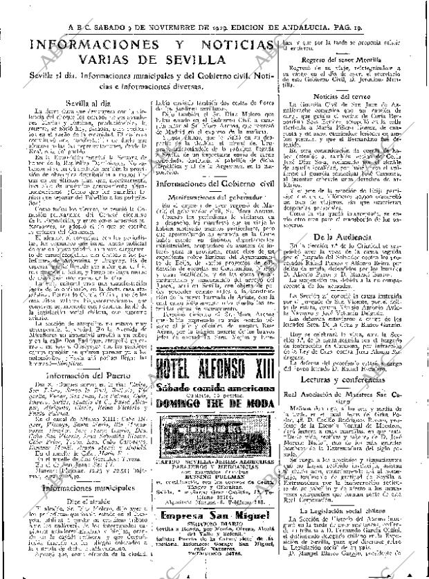 ABC SEVILLA 09-11-1929 página 19