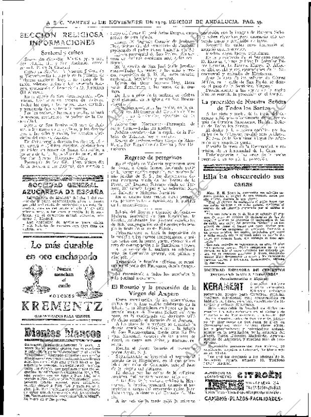 ABC SEVILLA 12-11-1929 página 39