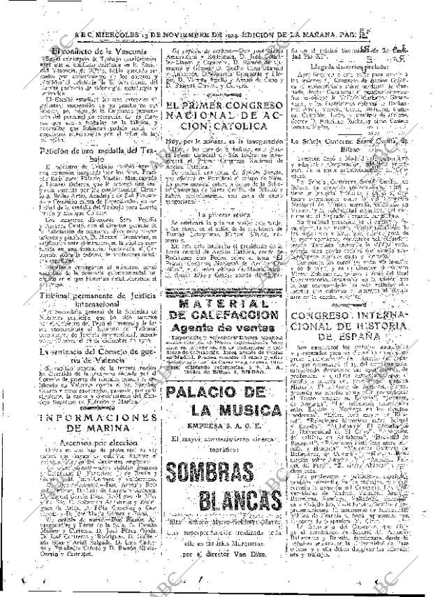 ABC MADRID 13-11-1929 página 16