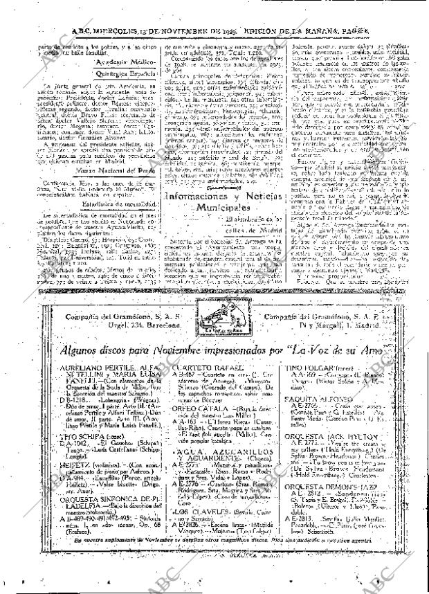 ABC MADRID 13-11-1929 página 20