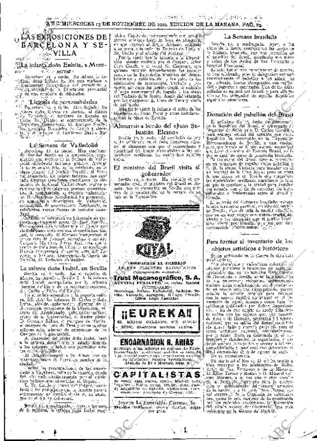 ABC MADRID 13-11-1929 página 23