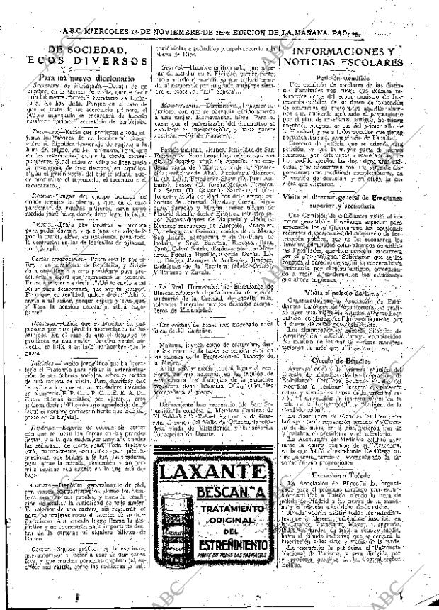 ABC MADRID 13-11-1929 página 25