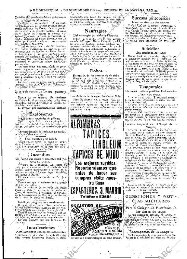 ABC MADRID 13-11-1929 página 33