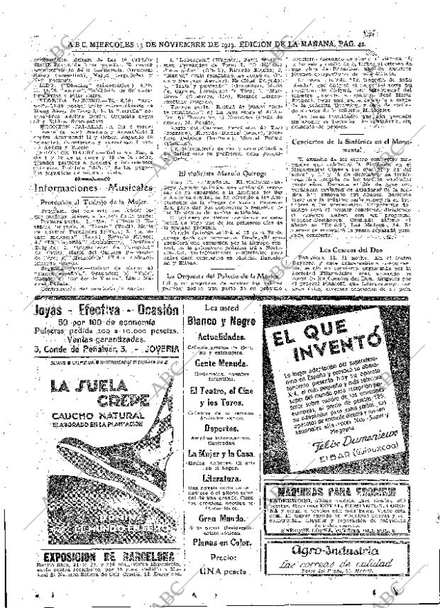 ABC MADRID 13-11-1929 página 42