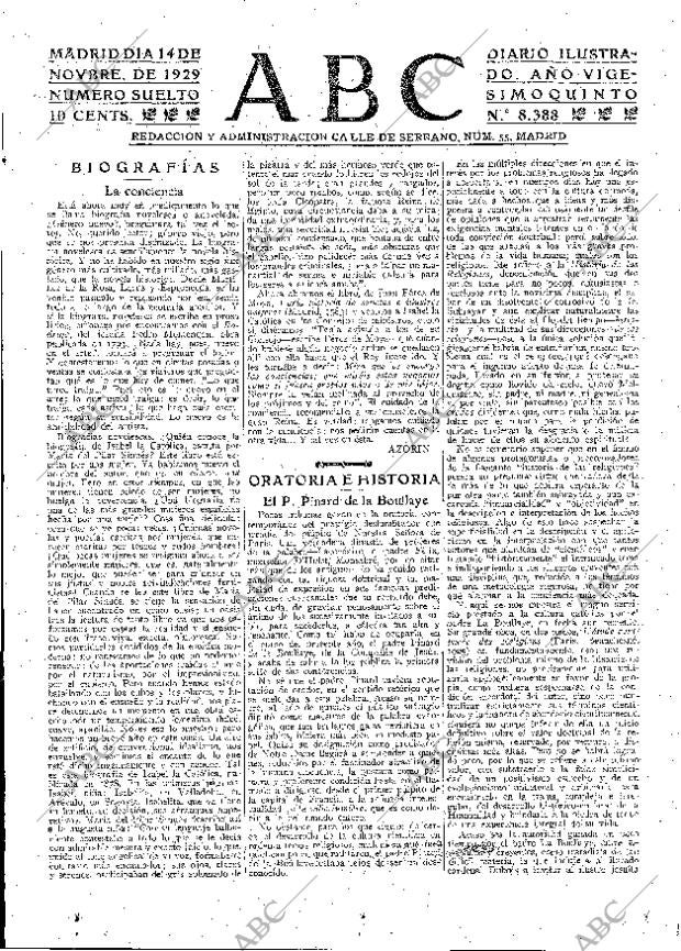 ABC MADRID 14-11-1929 página 3