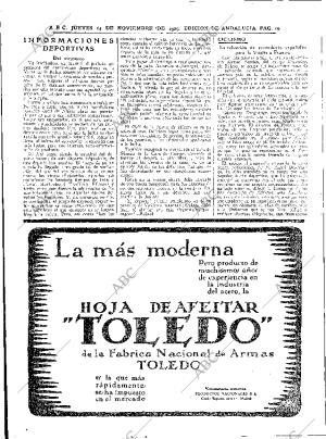 ABC SEVILLA 14-11-1929 página 10