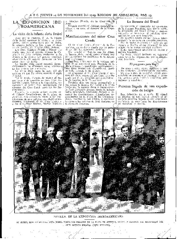 ABC SEVILLA 14-11-1929 página 17
