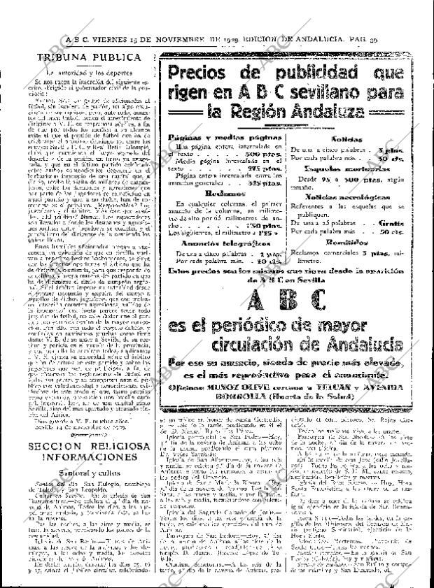 ABC SEVILLA 15-11-1929 página 39