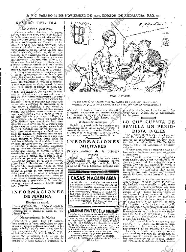 ABC SEVILLA 16-11-1929 página 33