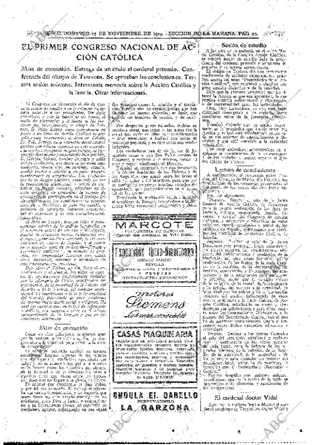 ABC MADRID 17-11-1929 página 29