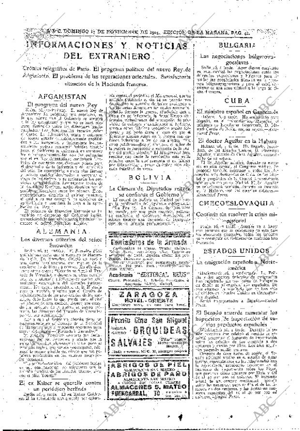 ABC MADRID 17-11-1929 página 41