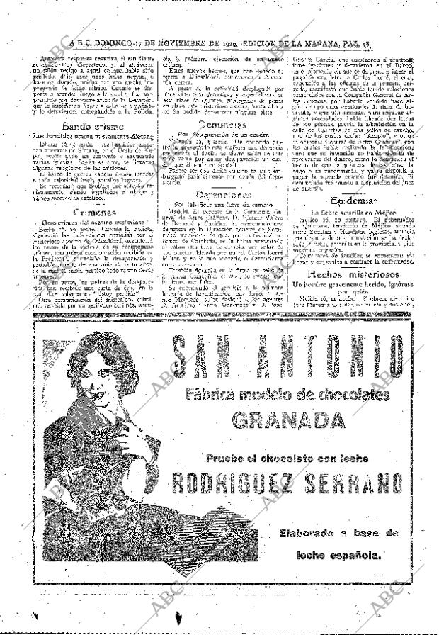 ABC MADRID 17-11-1929 página 46
