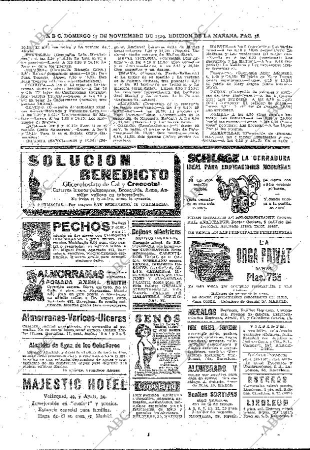 ABC MADRID 17-11-1929 página 56