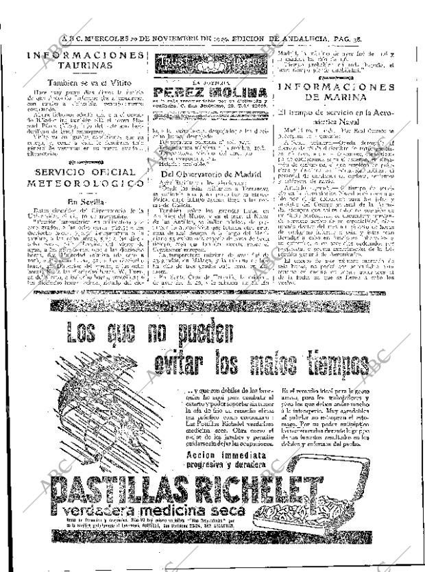 ABC SEVILLA 20-11-1929 página 38