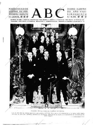 ABC MADRID 21-11-1929 página 1