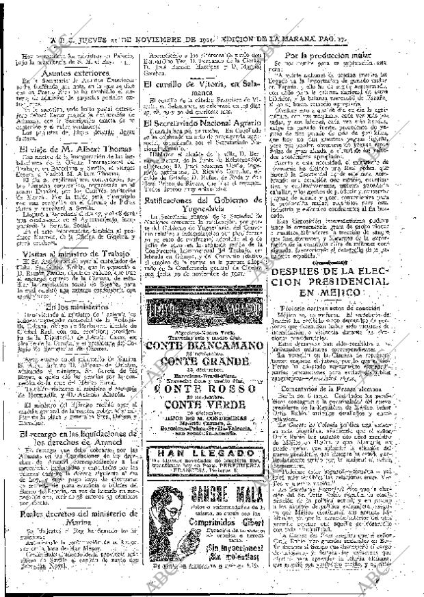 ABC MADRID 21-11-1929 página 17