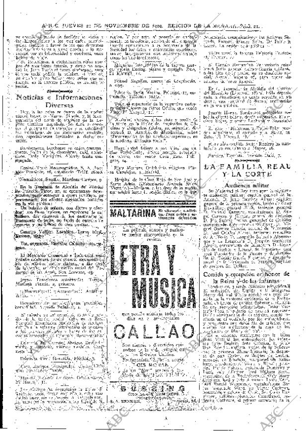 ABC MADRID 21-11-1929 página 21