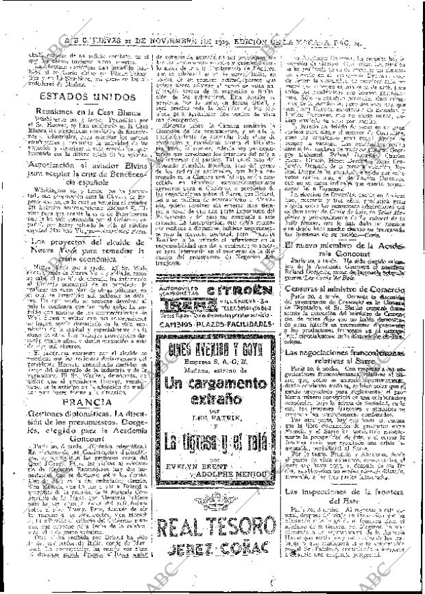 ABC MADRID 21-11-1929 página 24