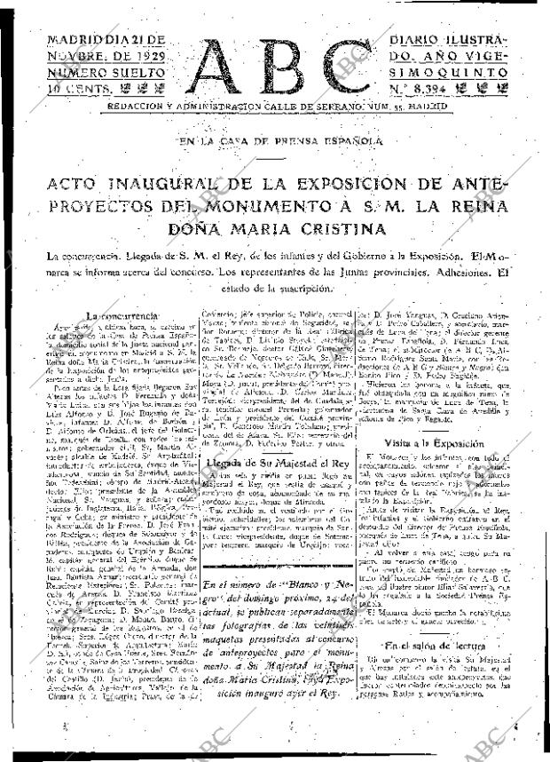 ABC MADRID 21-11-1929 página 3