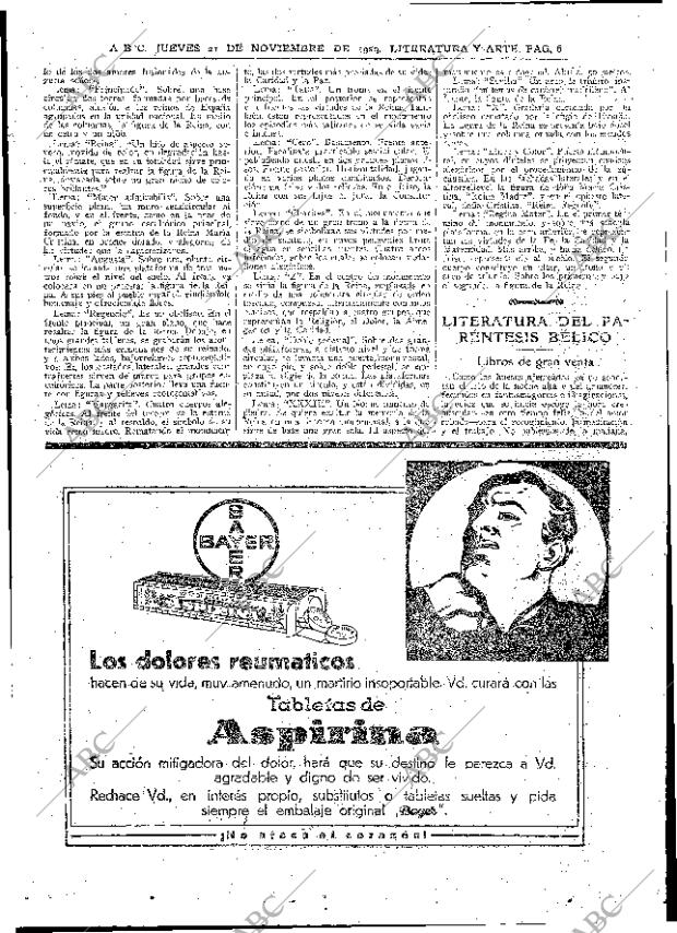 ABC MADRID 21-11-1929 página 6