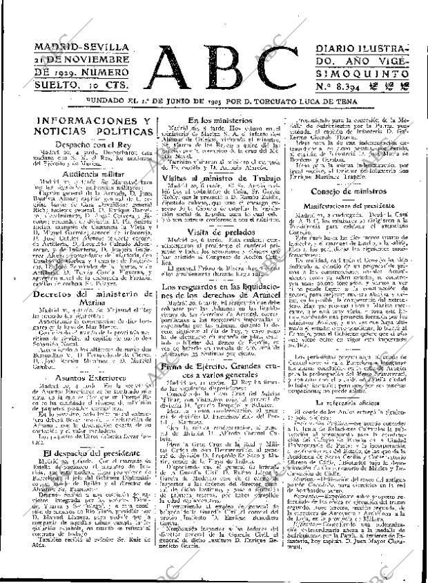 ABC SEVILLA 21-11-1929 página 15